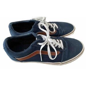 Vans Navy and Brown Men's Sneakers